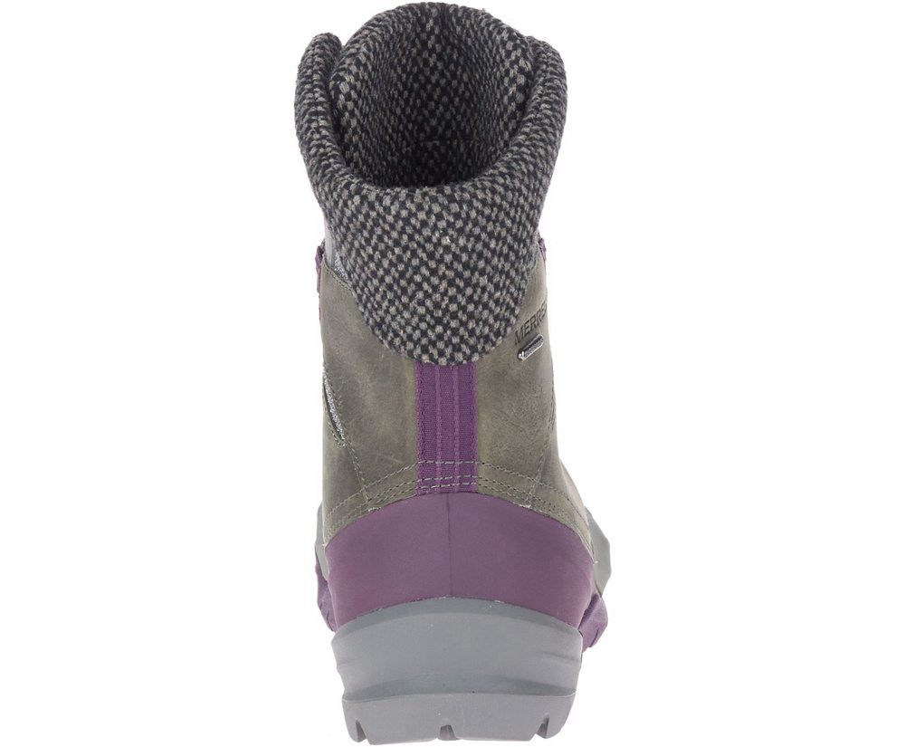 Merrell Boots Grey - Thermo Aurora 2 Mid Shell Waterproof - Womens 40PLCAHIQ